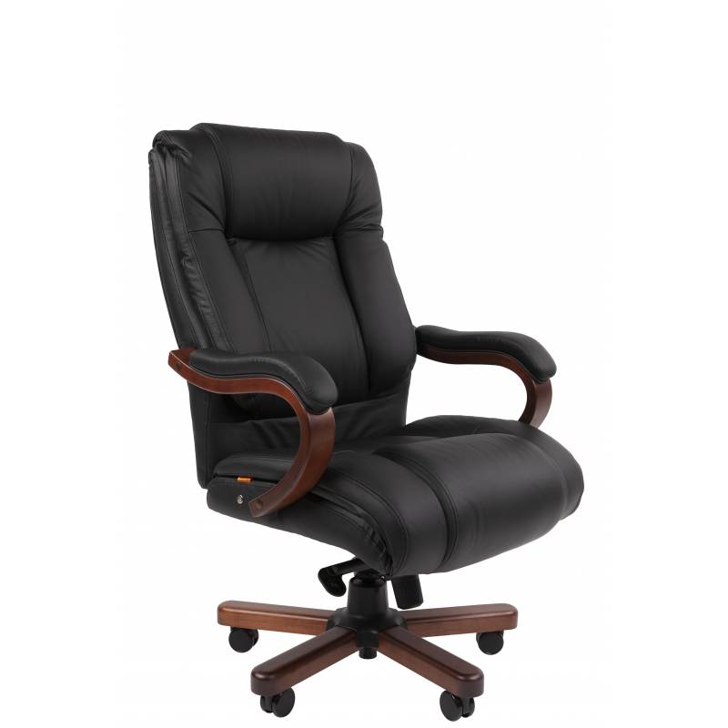 Кресло руководителя Chairman 503 Россия нат.кожа/экокожа черная (мультиблок) главное фото