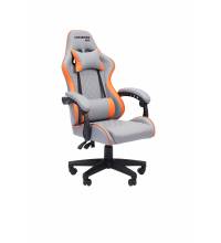 Игровое кресло Chairman CH28 экокожа, серо-оранжевый