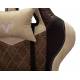 Кресло игровое Бюрократ VIKING 7 KNIGHT BR FABRIC коричневый текстиль/эко.кожа крестовина металл. Фото товара с разных ракурсов.