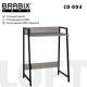 Стол на металлокаркасе BRABIX LOFT CD-003, 640х420х840 мм, цвет дуб антик, 641216 главное фото в маленьком размере